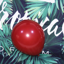 Single Layer Pomegranate Red Wedding Celebration Balloon Gem Red Wedding Birthday Romantic Wedding House Decoration Scene Arrangement Supplies