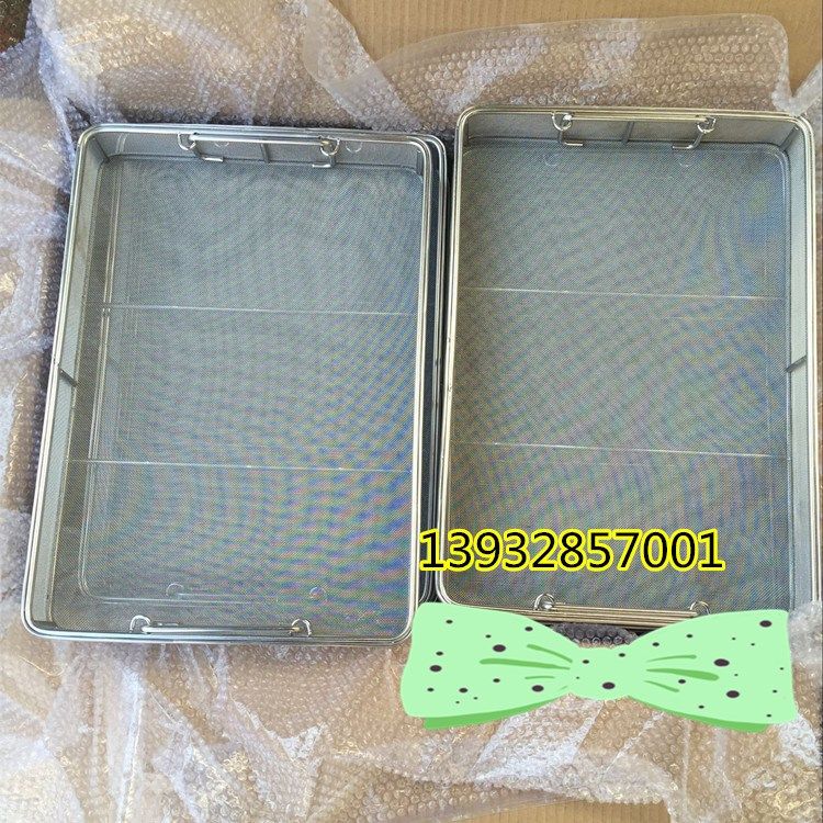 Manufacturers custom-made 304 stainless steel cleaning basket mesh basket mesh basket 316 stainless steel mesh basket medical disinfection basket filter cartridge