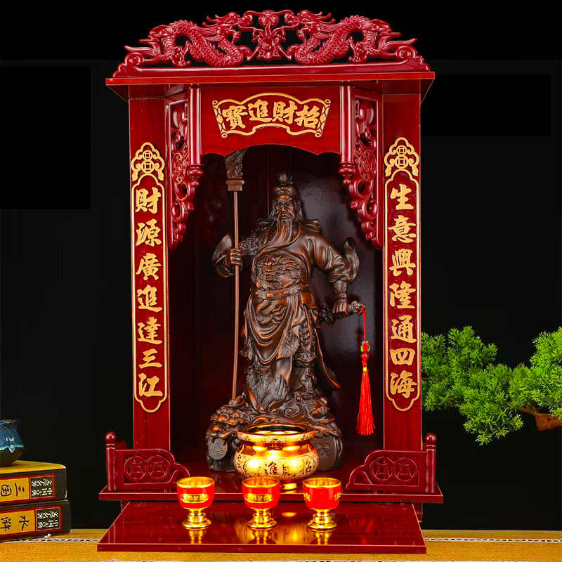 RITAO CHAN　中国唐木彫刻関羽と張飛　武人像置物　M　R2697K 關羽雕像2025年9月-月銷口碑最新推薦-Taobao