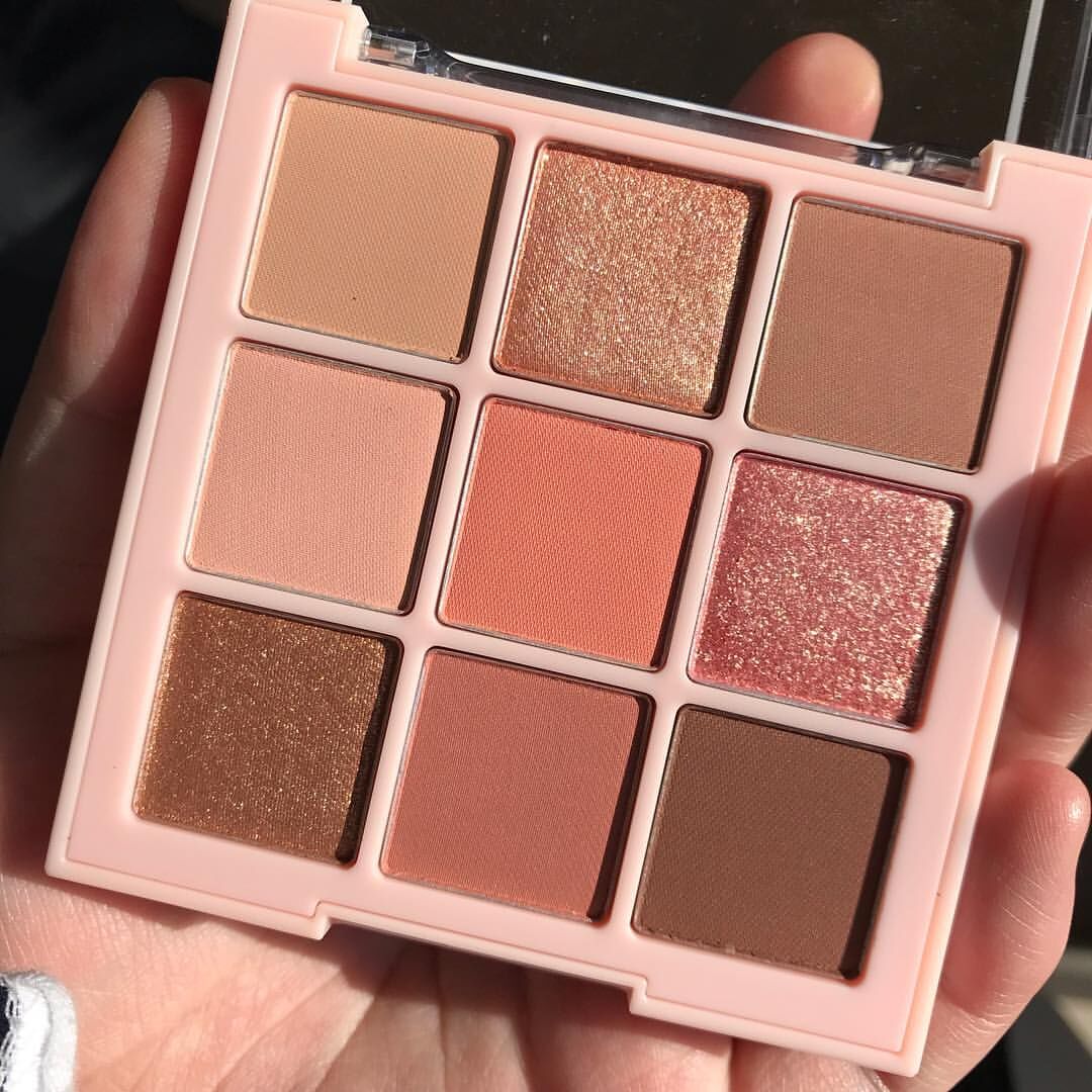 Spot ▲ Hàn Quốc PEACH C màu phấn mắt 9 màu Pearlescent màu đất mờ INS khuyên dùng túi đào - Bóng mắt phấn mắt 3ce 4 màu