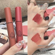 Autumn and winter new color ▲3CE velvet matte matte lip glaze DUSKY PINK FIGTACHIO pink warm apricot