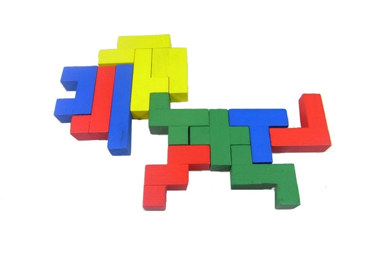 Trí tuệ cổ điển Trung Quốc sức mạnh sáng tạo đồ chơi màu não 12 món quà sinh nhật người lớn Tetris