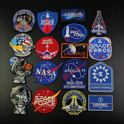 NASA Space Apollo Memorial Universe Velcro 장