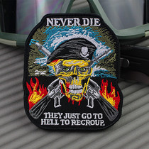 Old Soldiers Never Die Forever Immortality Embroidery Arm Chapters Embroidered Badge Clothing Patches Personality stamp