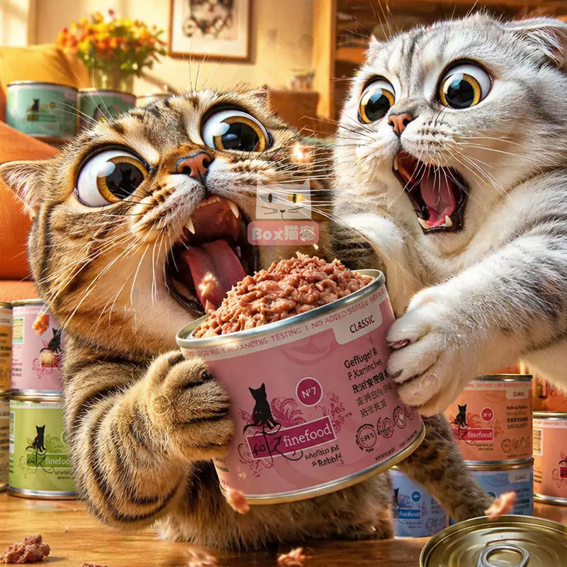 200g Mixed Pack of German Imported Catz 400g Grain-Free Canned Cat Food with Chicken and Beef