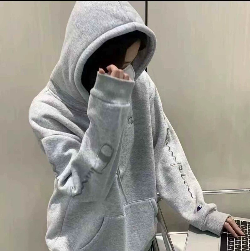 Cute Champion Hoodie for Men and Women with Embroidered Unicorn Sleeves, Fleece-Lined Slim Fit Pullover, Warm Casual Jacket for Couples Cute Champion Hoodie for Men and Women with Embroidered Unicorn Sleeves, Fleece-Lined Slim Fit Pullover, Warm Casual Jacket for Couples