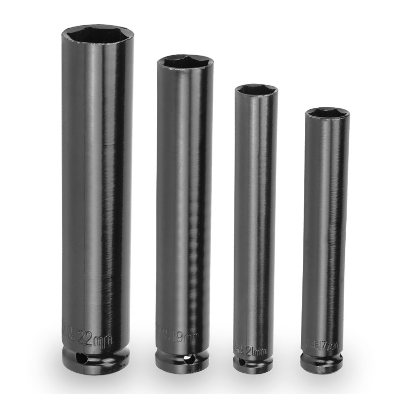 Electric screwdriver sleeve full set of electric vehicle locomotive repair tools universal lengthened electric drill sleeve head pneumatic wrench