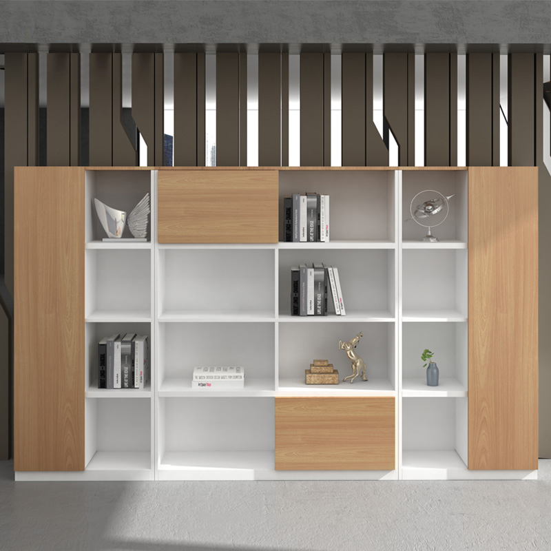Office file cabinets file cabinets data cabinets simple modern wooden office cabinets three-door five-door double-door combination bookcase