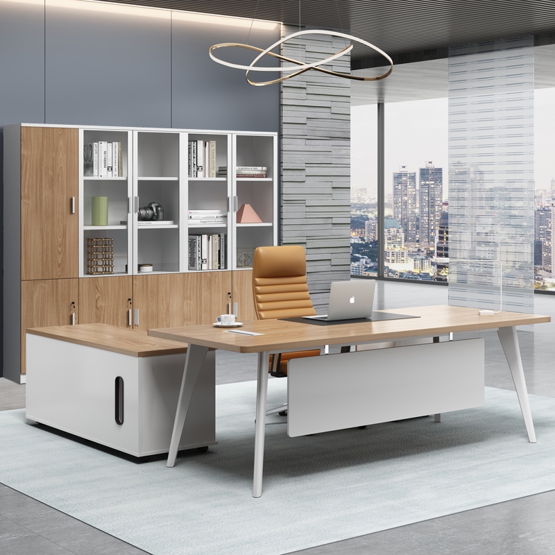 Longchamp boss desk desk Foshan general manager office boss middle desk supervisor desk chair simple