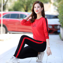 新款时尚休闲学生卫衣两件套