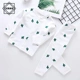 Bộ đồ lót cho bé cotton mùa xuân và mùa thu mẫu 1 tuổi 6 tháng cardigan sơ sinh 2 nam nữ quần áo thu 3 đồ ngủ cho bé - Quần áo lót