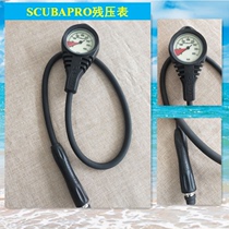 scubapro residual pressure gauge diving instrument single gauge residual pressure gauge model 05011