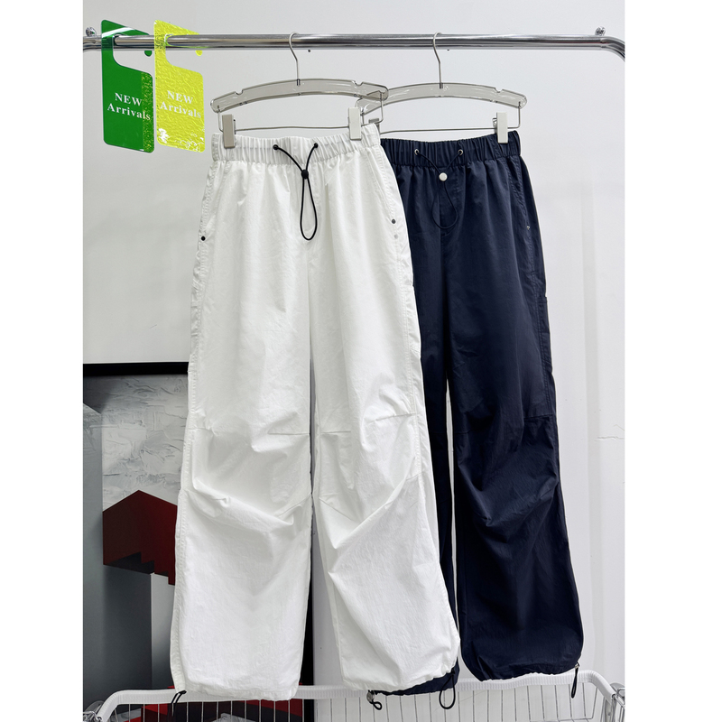 Nanyou High-Quality European Goods 2026 Summer Elastic Waist Thin Cargo Pants Women's Pants Jogger Casual Long Pants