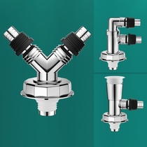 Tallman washing machine sewer pipe three-way anti-odor and anti-overflow device two-in-one special cover drainage pipe floor drain three-way