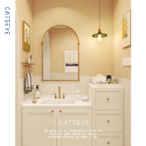 Cat Eye French Retro Toilet Tile Cream Soft Small Cement Wall Tile Toilet Kitchen tile floor tile