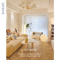 Cats eye French retro living room bedroom wood grain tiles all-ceramic Versailles parquet kitchen imitation solid wood floor tiles