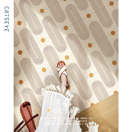 Кошачий крем кремовый ветер ванная плитка маленькая плит