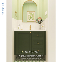 Cats eye French bathroom tiles small flower tiles small fresh green wave kitchen wall tiles bathroom toilet floor tiles