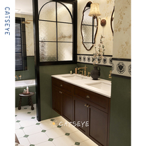 Cats Eye French Cream Bathroom Tiles Retro Nanyang Style Bathroom Tiles Toilet Floor Tiles Kitchen Wall Tiles