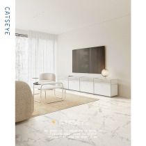 Cat Eye Snow Living Room Soft Microcement Tile Minimum Milk White Toilet Wall Tile Bathroom Mate Floor tiles