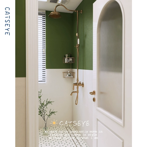 Кошачий глаз французский ванная комната микрокатушка мягкая легкая плитка ретро ванная комната ванная комната плитка туалетная настенная плитка балкон маленькая плитка