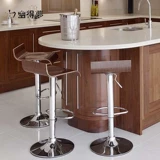 Gaojiao Stool Bar Stool Lift Beanne Stool Solid Wood, простая современная креативная модная батон