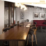 Северный сплошной деревянный бар стул стул стул