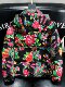 Hooded Red Bottom Northeastern Large Flower Print Warm Clothes Chinese Peony Flower Men's Clothes Thickened Warmth Festive Down Jacket