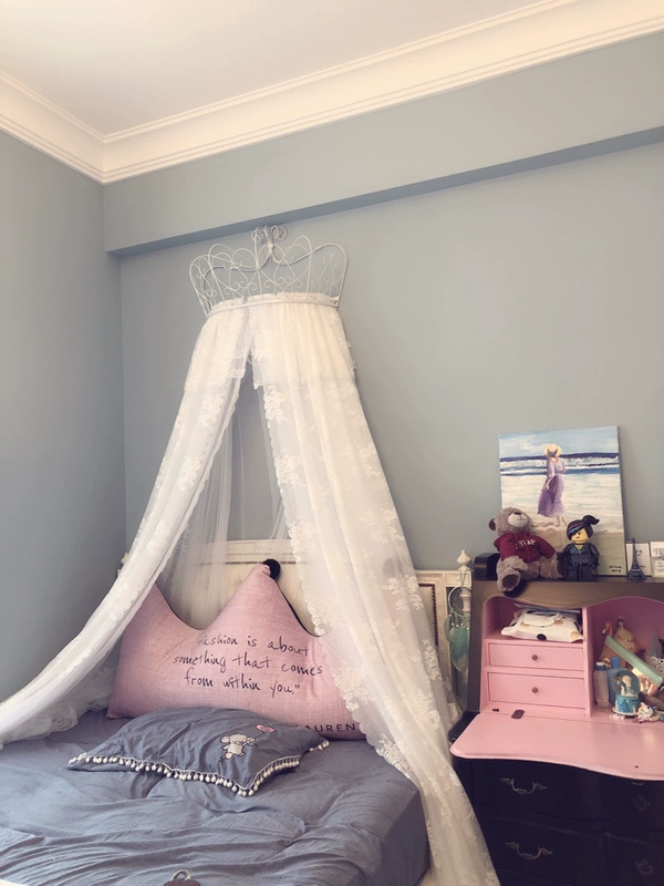 Giường 幔 Công chúa Hàn Quốc trang trí sợi giường màn chống muỗi giường ngủ có thể được kết hợp với kệ lưới chống muỗi mùa hè muỗi - Bed Skirts & Valances