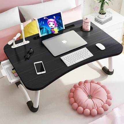 床上书桌电脑桌宿舍简易折叠桌懒人写字桌