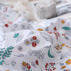 Single piece of pure cotton twill 1.21.5m1.82.0m quilt pastoral floral single double bed autumn and winter thick