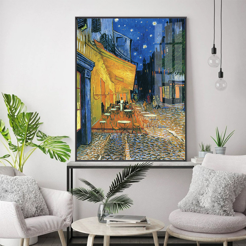 The Night Café by Van Gogh, Famous Decorative Painting for Restaurant, Living Room Wall Art, Entrance Wall Hanging The Night Café by Van Gogh, Famous Decorative Painting for Restaurant, Living Room Wall Art, Entrance Wall Hanging