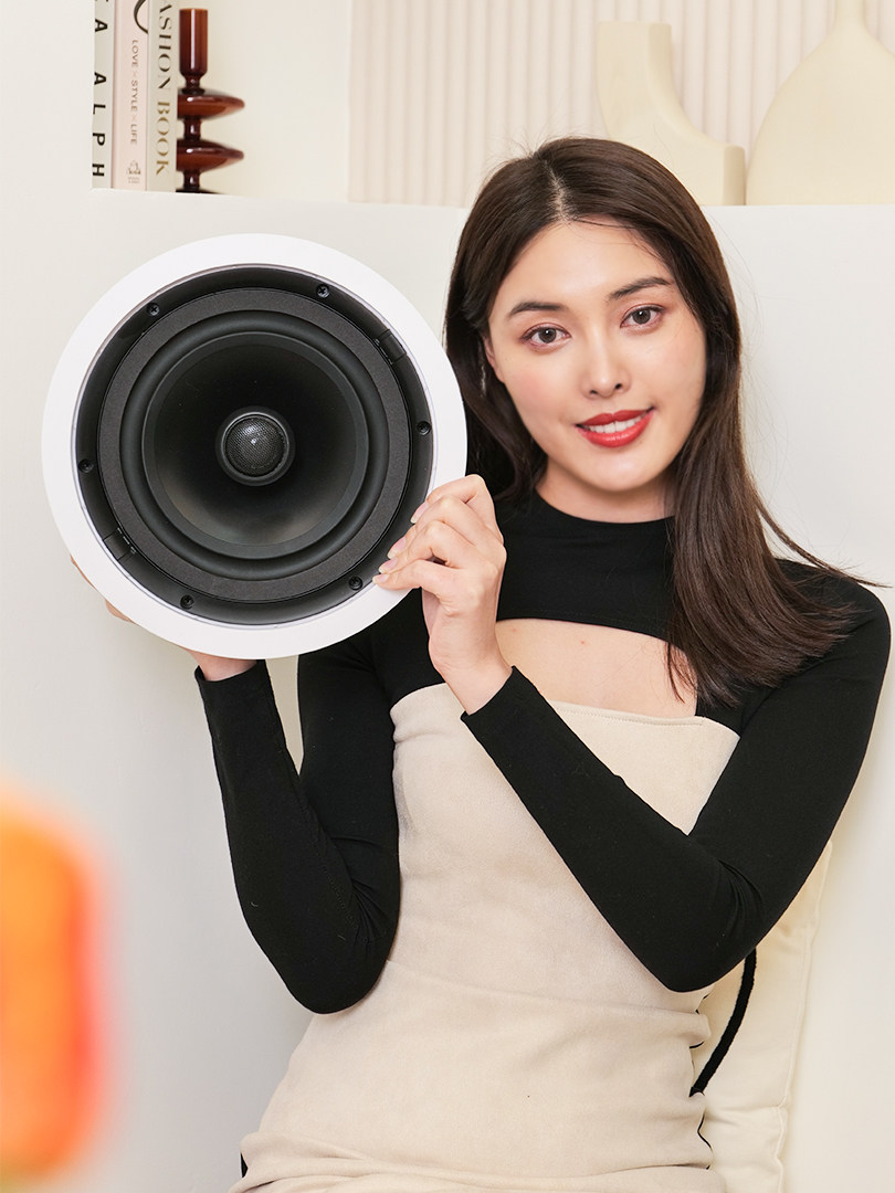 Hivi VX8-C fixed resistance coaxial ceiling speaker 8 inch conference audio Embedded surround suspended ceiling speaker