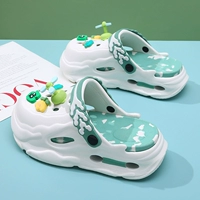 Модные тапочки в стиле Crocs, нескользящие кроссовки, пляжные босоножки, женский стиль, коллекция 2026 года, закрытый носок, популярно в интернете