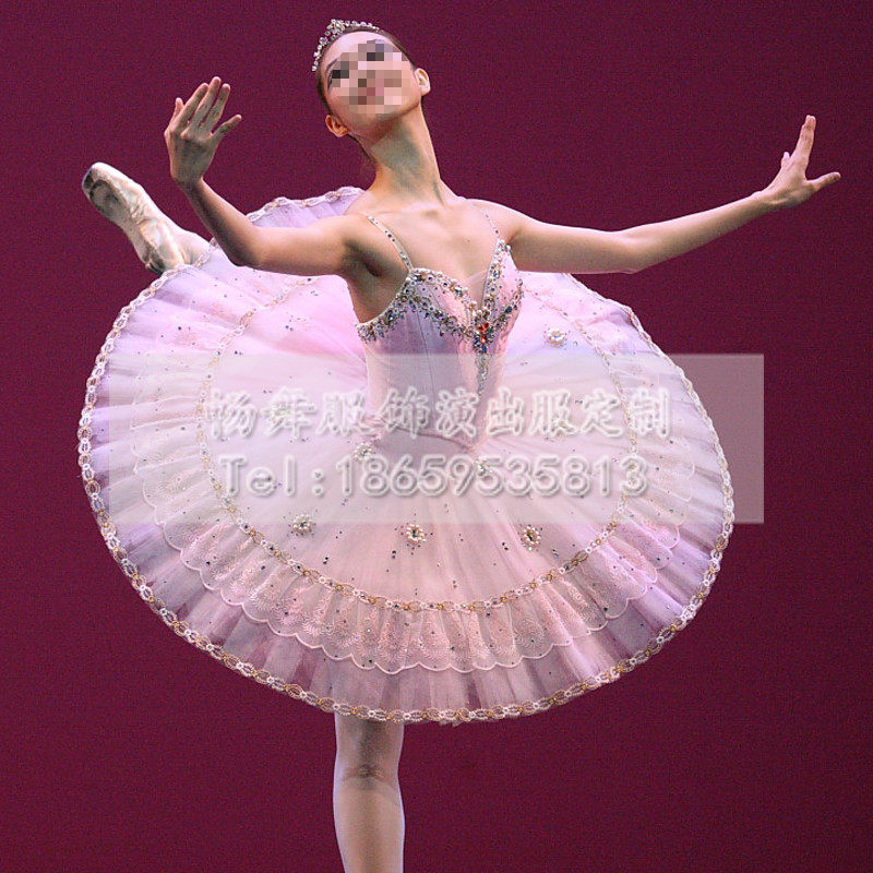 Adult ballet performance costume white lace TUTU disc skirt gauze skirt performance costume children's ballet skirt female