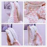 Вязаная сумка ручной работы, набор материалов, сумка на одно плечо, мультяшный рюкзак, картхолдер, кролик, «сделай сам»