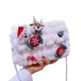 Вязаная сумка ручной работы, набор материалов, милая демисезонная барсетка, «сделай сам», рождественский подарок, подарок на день рождения