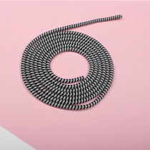 1 4 m charger winding rope data cable protective cover wire protector portable charger data cable network cable storage device wire storage device charging wire anti-lost cable tie cable protection cable sticker