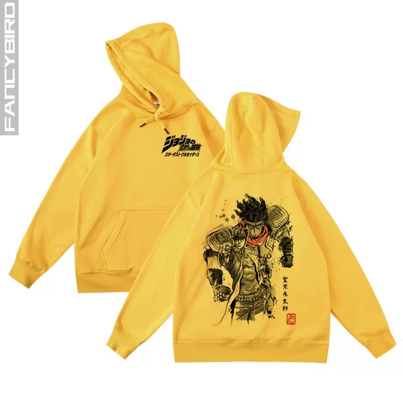 Осень и зима с капюшоном свитер для мужчин Bun Hoodie JoJo's Wonderful Adventure, бессмертный бриллиант пустой полосы Таро