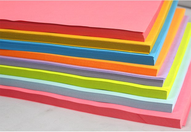 Giấy màu a4 màu thủ công origami trộn màu sao chép giấy trẻ em tự làm ngàn cần cẩu gấp giấy thủ công origami - Giấy văn phòng giấy a4 500 to