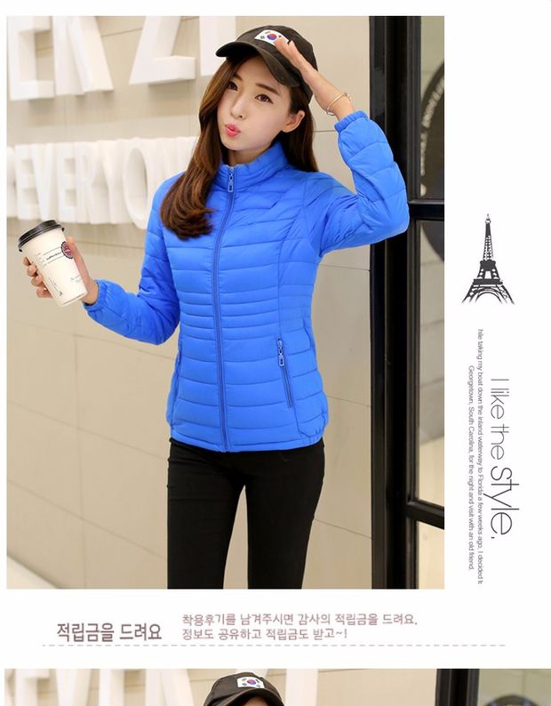 Áo khoác chống mùa đặc biệt 2017 áo khoác cotton mùa thu đông mới dành cho nữ ngắn áo khoác cotton mỏng phiên bản Hàn Quốc áo khoác cỡ lớn xuống áo phao nữ đẹp