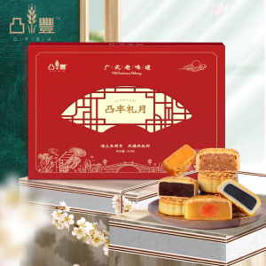 凸丰豪华硬礼盒6饼6味780g