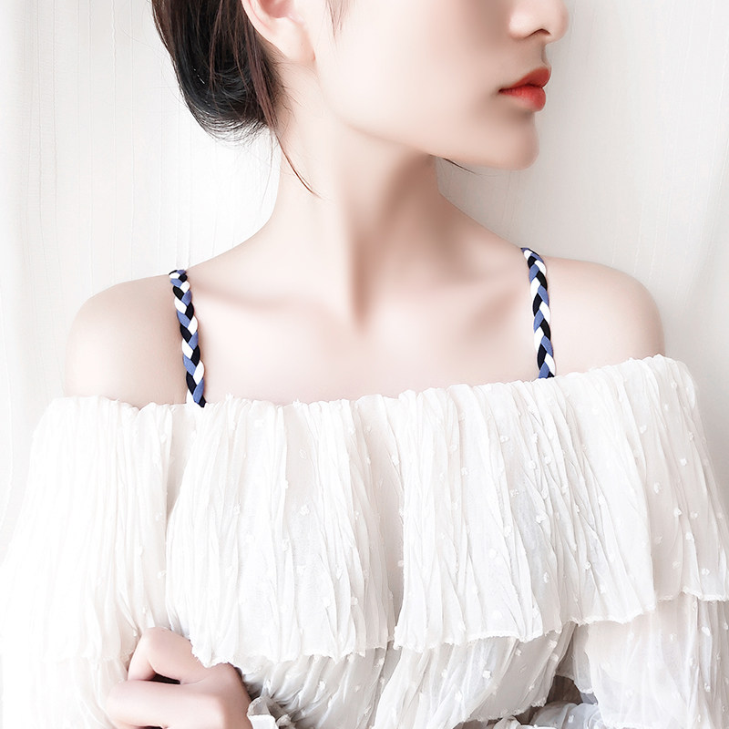 Lindwear with female transparent shoulder bra accessories invisible anti-slip can be exposed to the face of the face of the face of the face