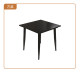 ງ່າຍດາຍ slate square round table ຕາຕະລາງ dining ເຮືອນອາພາດເມັນຂະຫນາດນ້ອຍໂຮງແຮມ chess ແລະບັດຕາຕະລາງກາເຟຕາຕະລາງ reception ໂຕະເຈລະຈາແລະໂຮງແຮມເກົ້າອີ້