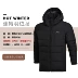 Li Ning xuống áo khoác nam 2018 mùa đông nam mới ngắn xuống áo khoác cardigan trùm đầu thể thao xuống áo khoác Thể thao xuống áo khoác
