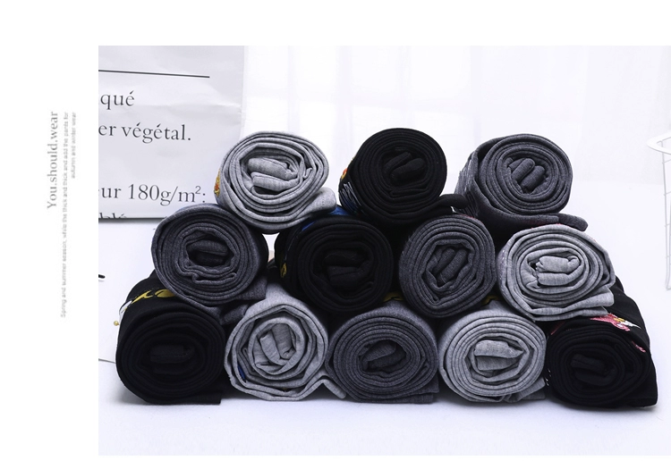 Quần legging bà bầu 2018 xuân mới phong cách mặc quần hỗ trợ bụng Phim hoạt hình Hàn Quốc 3-9 tháng quần bà bầu mùa hè - Phụ nữ mang thai quần / quần bụng