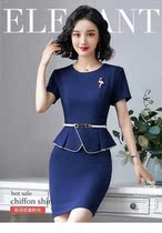 One-piece dress Women Summer 2020 new Lean Temperament Professional Bag Hip Skirt Summer Body Black Step Dresses Summer Dress