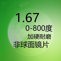 Индивидуальный 1,67 анти -блуа -сферическая плоскость (в пределах 800 градусов зеленой пленки в левой и правой глазах сообщения)