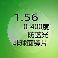 Индивидуальный 1,56 анти -блуа -сферическая плоскость (в пределах 400 градусов от зеленой пленки в левой и правой глазах сообщения)