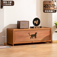 [Откидная дверь в стиле средневековья] Коричневый — три слоя, длина 112